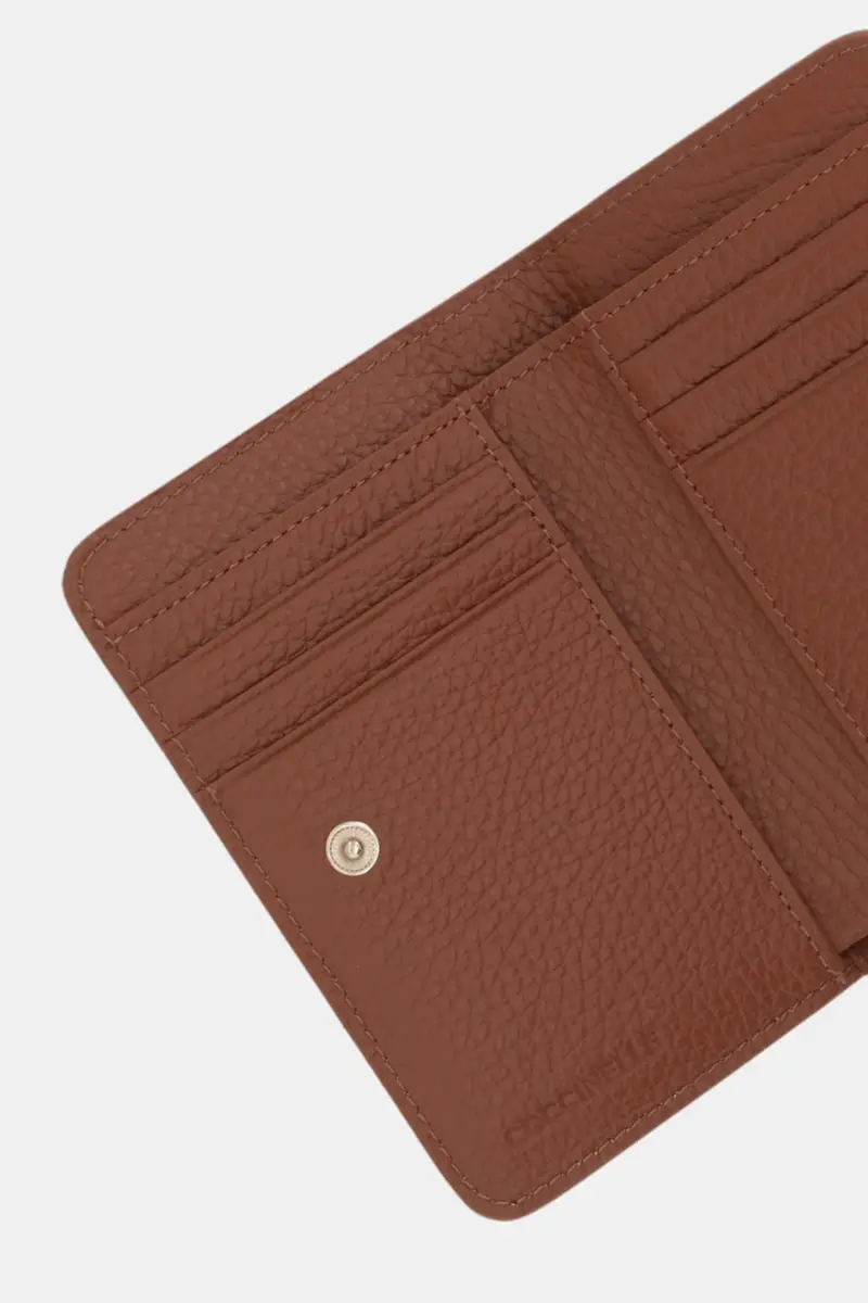 portafoglio in pelle TASSEL Marrone miniatura 4