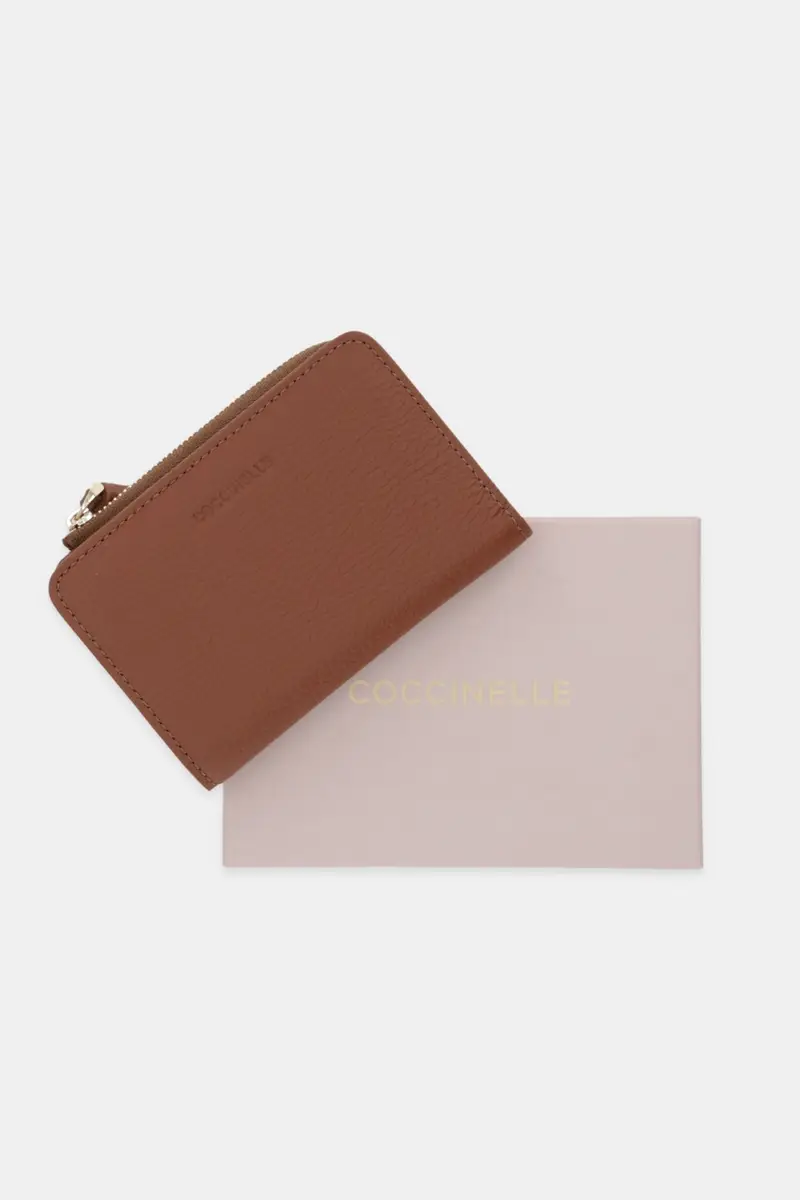 portafoglio in pelle TASSEL Marrone miniatura 5