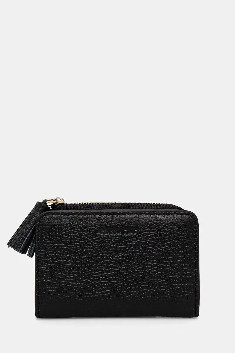 portafoglio in pelle TASSEL Nero