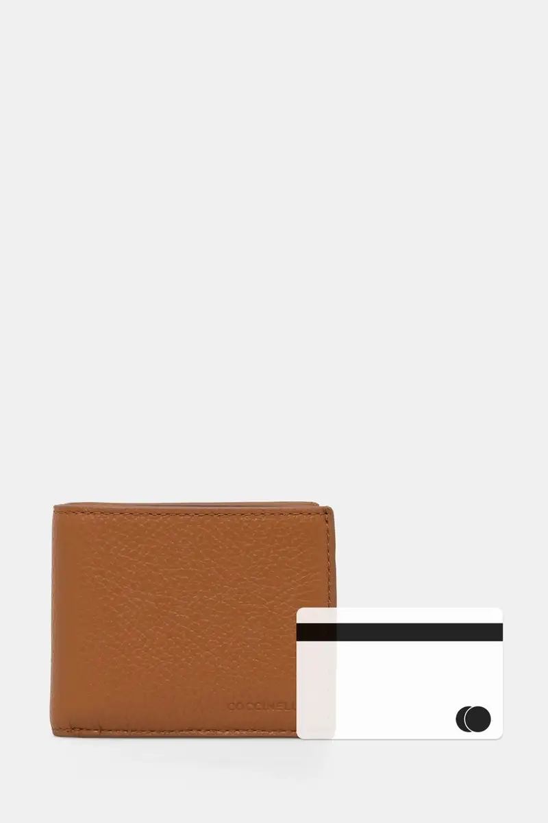 portafoglio in pelle uomo colore marrone E2 MUK 81 04 01 miniatura 5