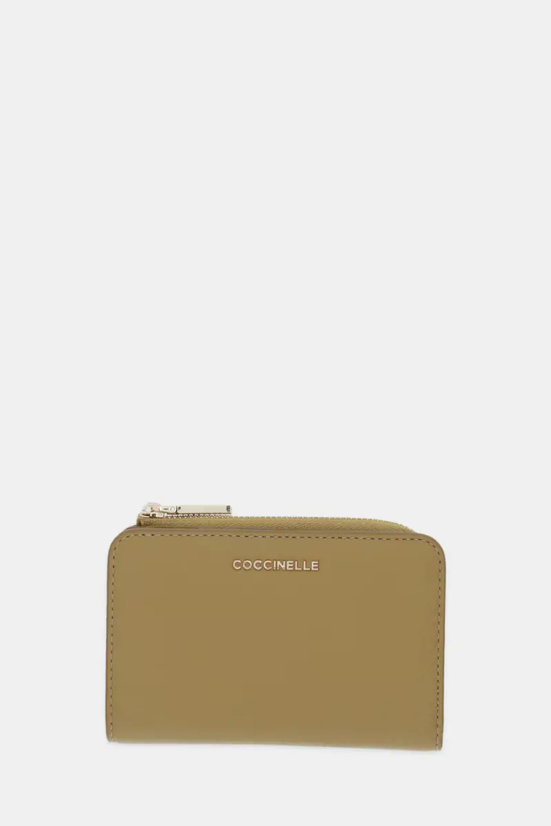 portafoglio in pelle Verde