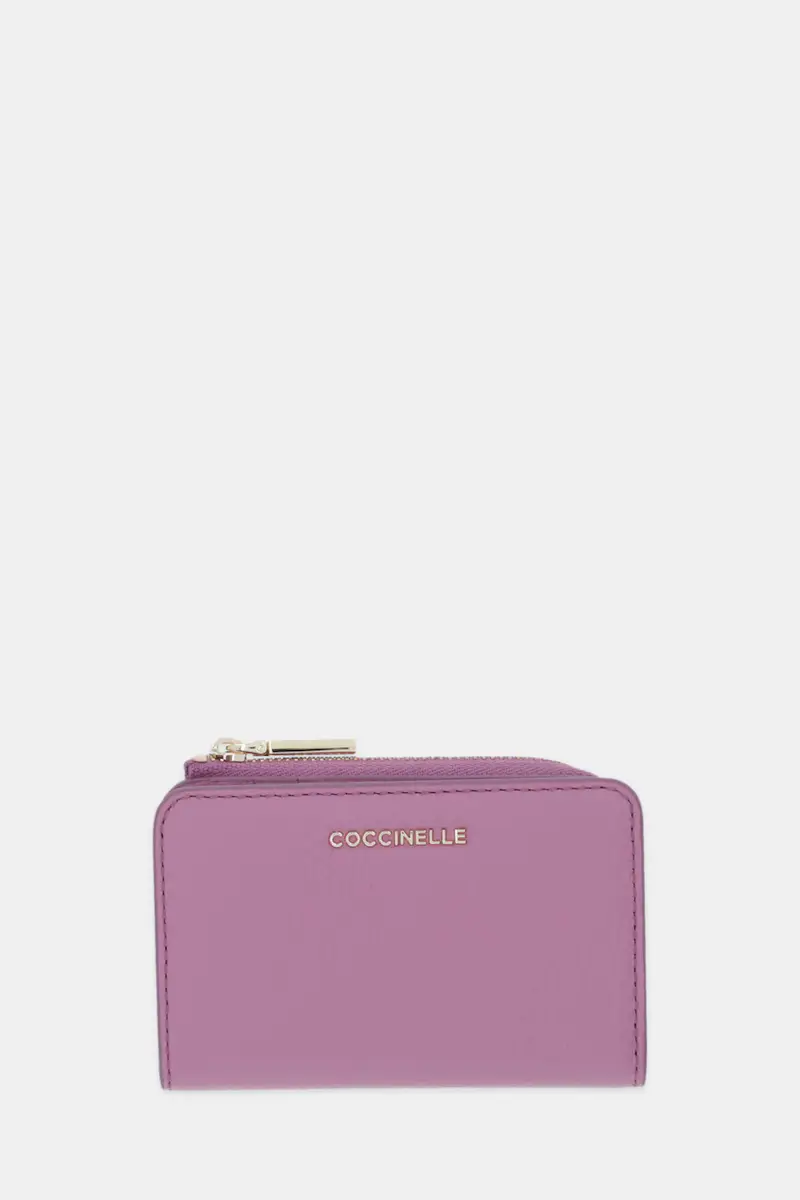 portafoglio in pelle Violetto