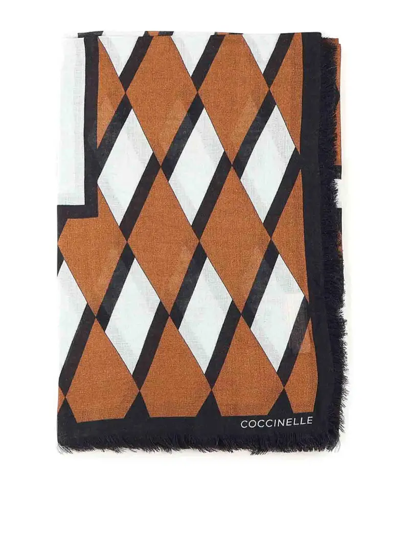 Sciarpa In Viscosa E Lana Multicolore