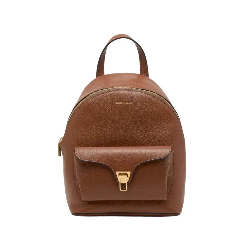 Zaino Donna Marrone Beat Generation in Vera Pelle