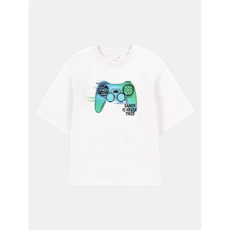 T-shirt WC4143202GBK Bianco Regular Fit