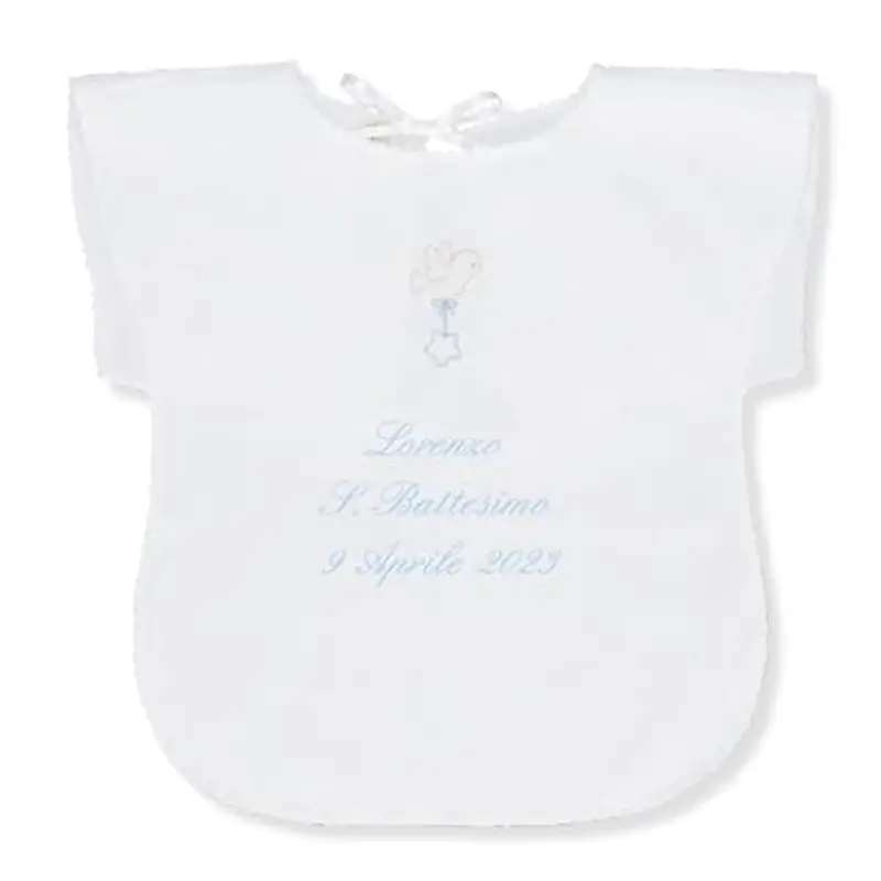 Coccole - Vestina da Battesimo Bimbo a Tema Stellina Azzurra - Vestina per Battesimo Personalizzato con Nome e Data -