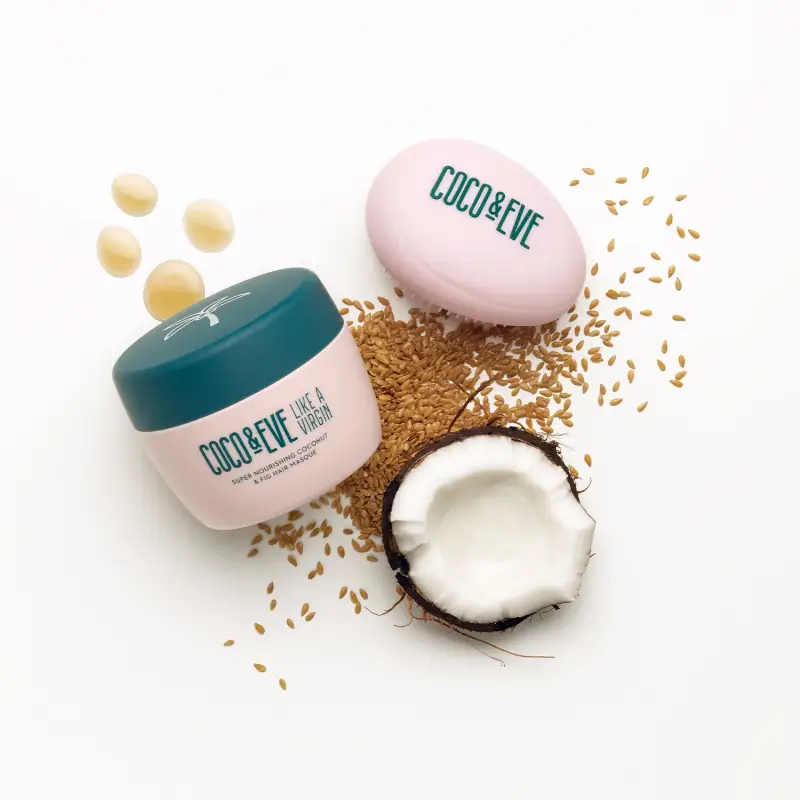 Like A Virgin Super Nourishing Coconut & Fig Hair Masque + Brush - Maschera capelli secchi, Capelli secchi, Capelli normali miniatura 4