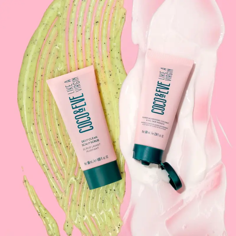 Like A Virgin Travel Hair Kit - Maschera capelli secchi, Maschera capelli rovinati, Scrub cuoio capelluto, Capelli secchi, Capelli danneggiat miniatura 3