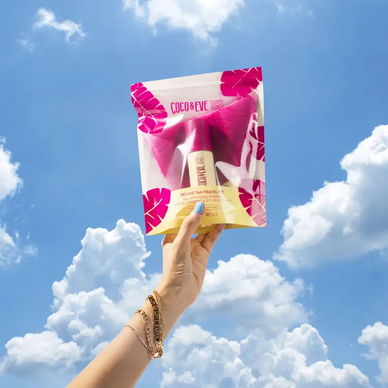 Sunny Honey Self Tan Travel Kit - Cofanetto solare, Crema autoabbronzante miniatura 4