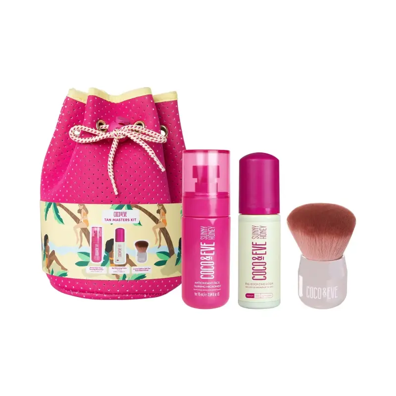 Sunny Honey Tan Masters Kit - Cofanetto solare,Autoabbronzante viso,Crema autoabbronzante