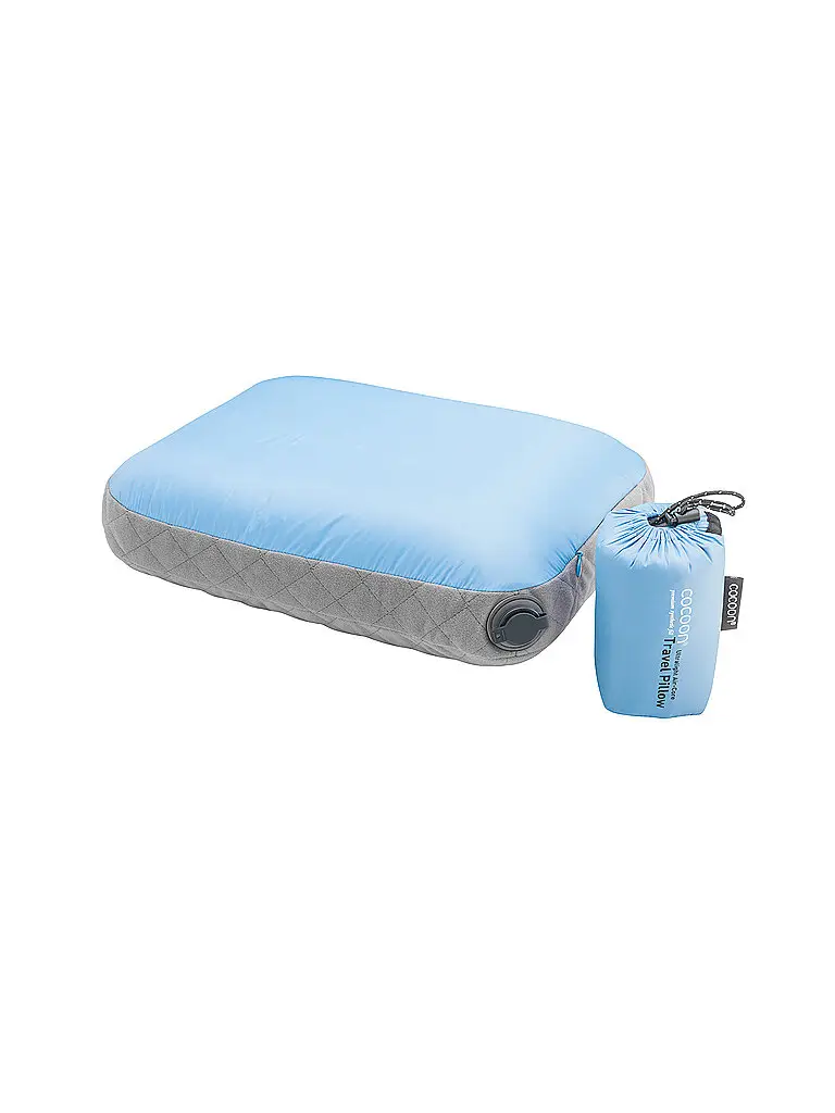 Cuscino da viaggio Air-Core Pillow Ultralight azzurro