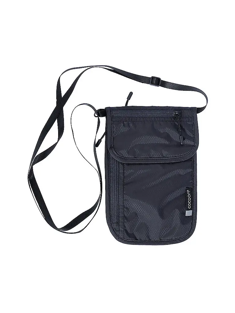 Portafoglio da viaggio da collo nero