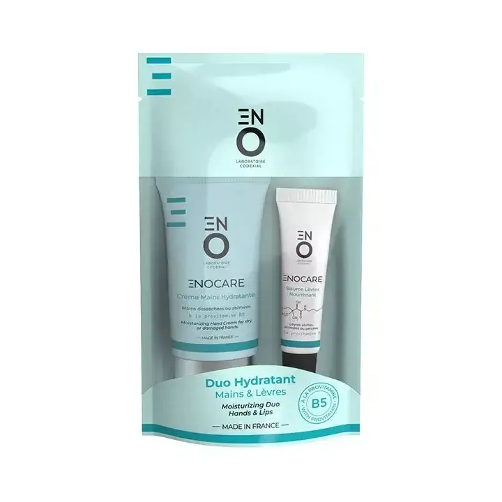 ENO By Codexial - Enocare - Duo Idratante Crema Mani Idratante 50ml + Balsamo Labbra Nutriente 15ml