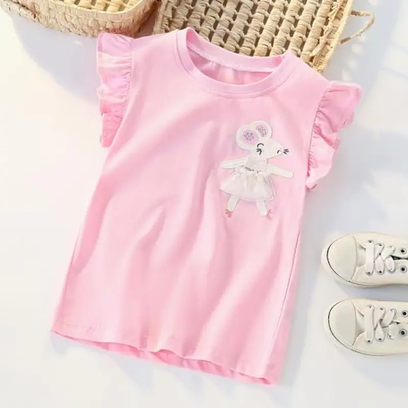 Codkkre T-shirt Bambina Rosa 2094181 miniatura 2