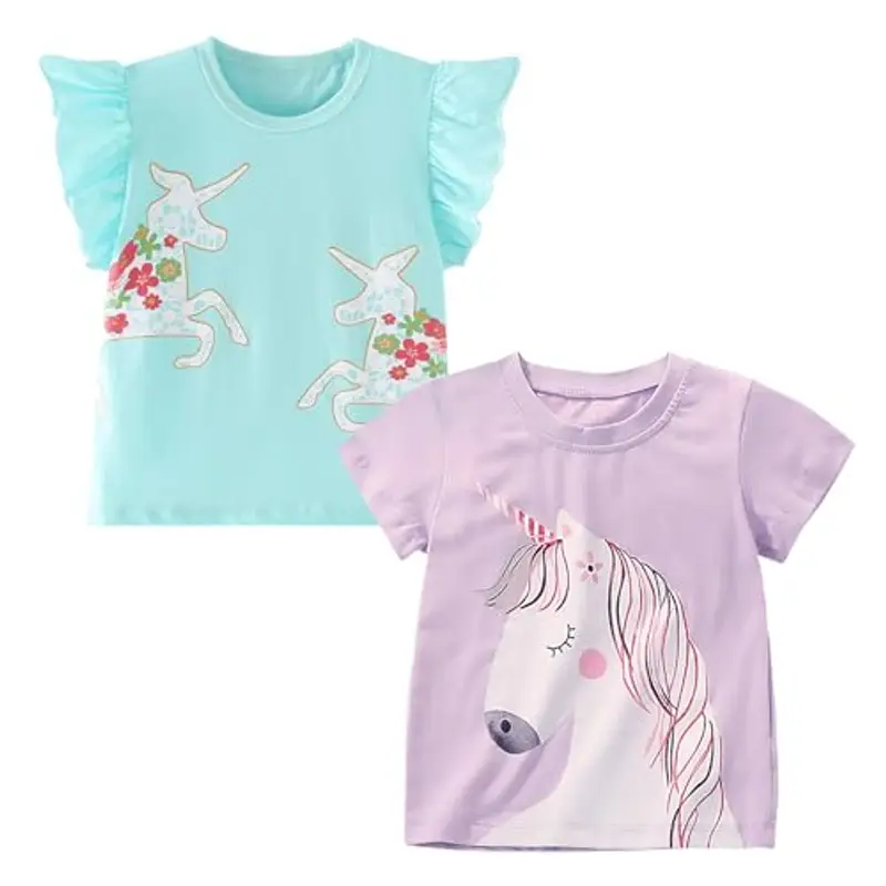 Codkkre T-shirt Bambina Viola 2094175