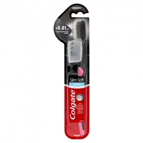 Spazzolino Slim Soft Carbone Morbido