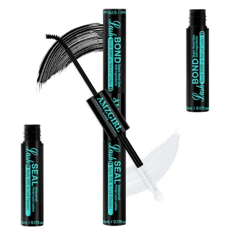 Colla per Ciglia a Grappolo Individuale Lash Bond and Seal Colla Adesiva per Ciglia Cluster Lunga Durata 48