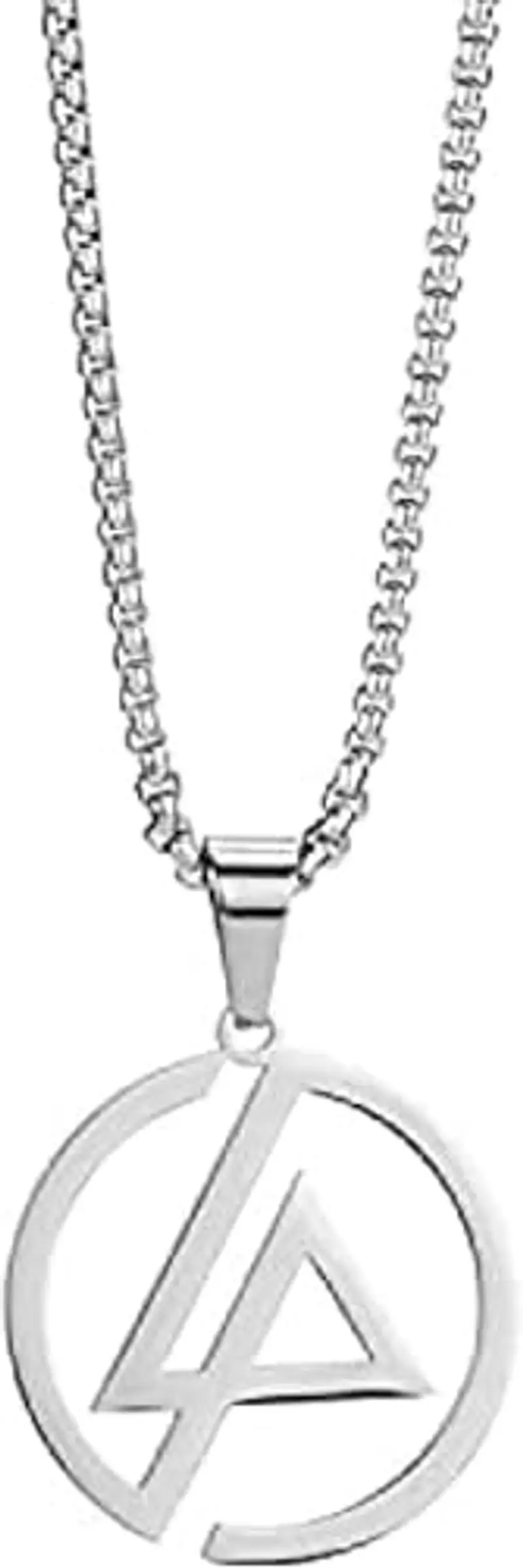 Collana Collana Trendy Hip Hop Uomo e Donna Rock Band Logo Logo Collana Pendente