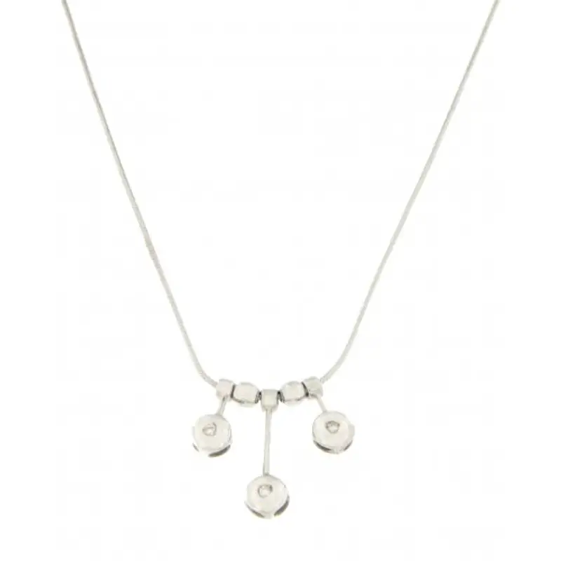 Collana Donna Oro Bianco Diamanti GL100160