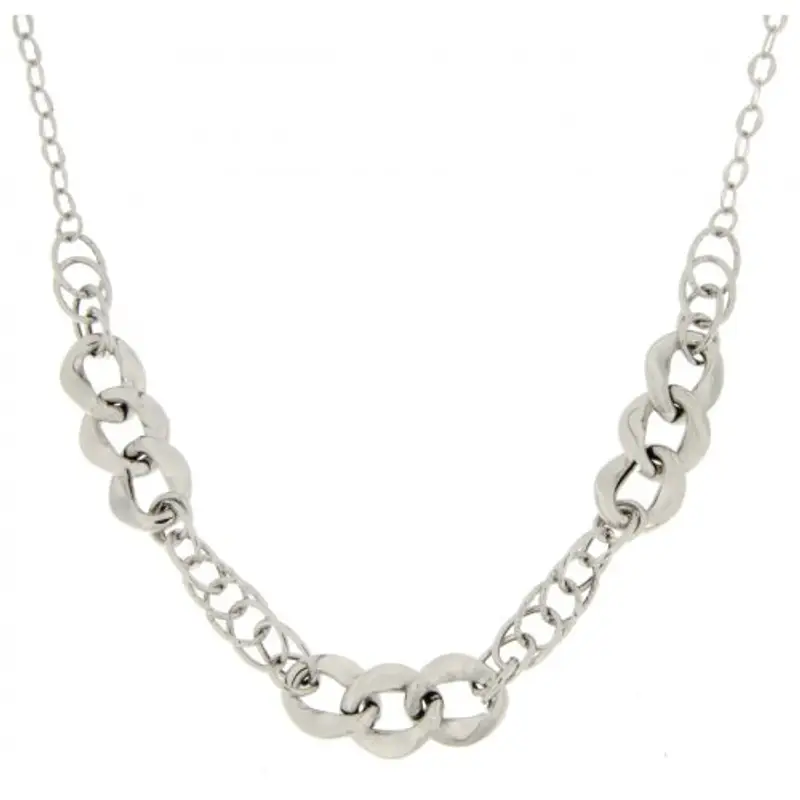 Collana Donna Oro Bianco GL100288