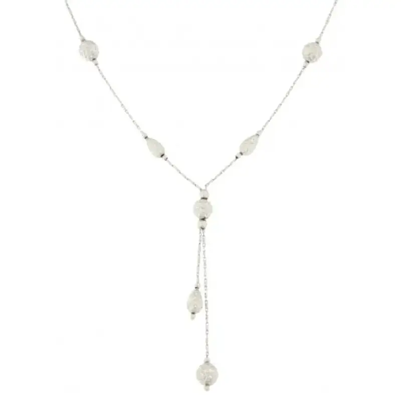 Collana Donna Oro Bianco GL100305