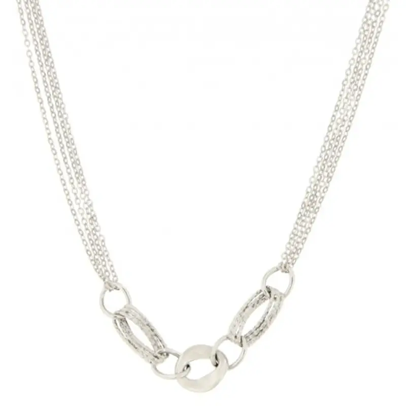 Collana Donna Oro Bianco GL100308