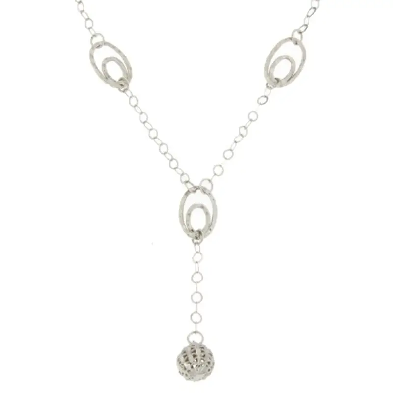 Collana Donna Oro Bianco GL100318