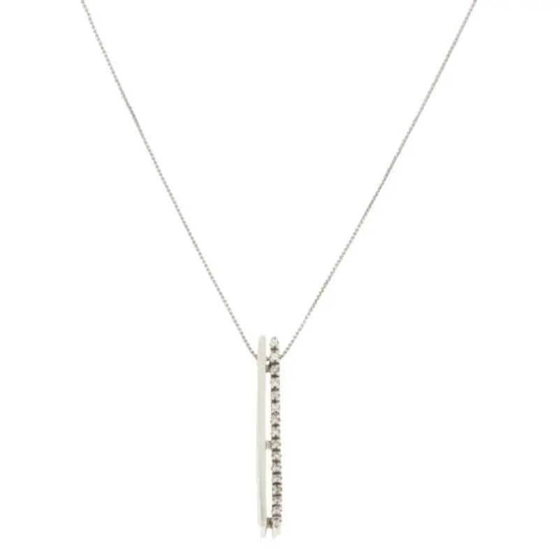 Collana Donna Oro Bianco GL100322