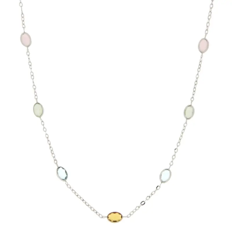 Collana Donna Oro Bianco GL100706