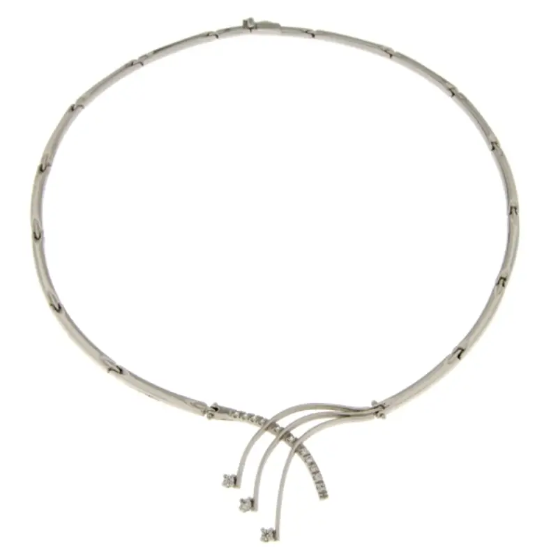 Collana Donna Oro Bianco GL101336