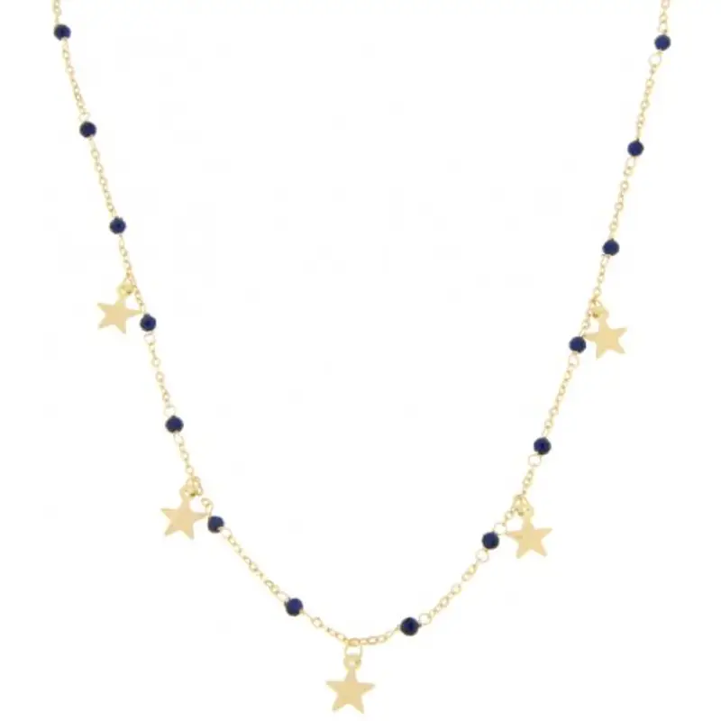 Collana Donna Oro Giallo Stelle GL100170