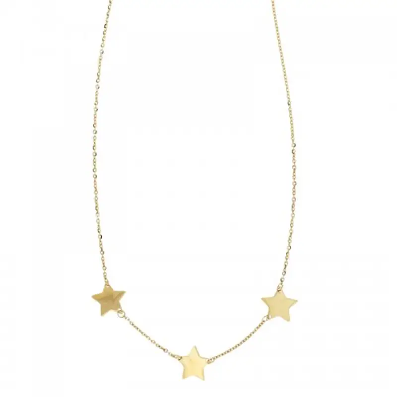 Collana Donna Stelle in Oro Giallo 803321737234