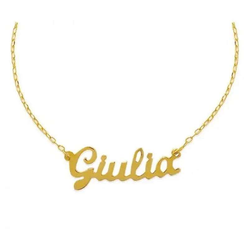 Collana Facco Gioielli con nome personalizzabile in oro P010