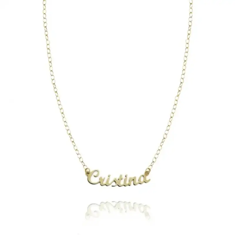 Collana Facco Gioielli con nome personalizzabile in oro P020