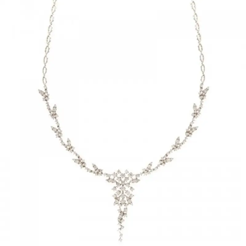 Collana Tennis Donna Oro Bianco 803321734850