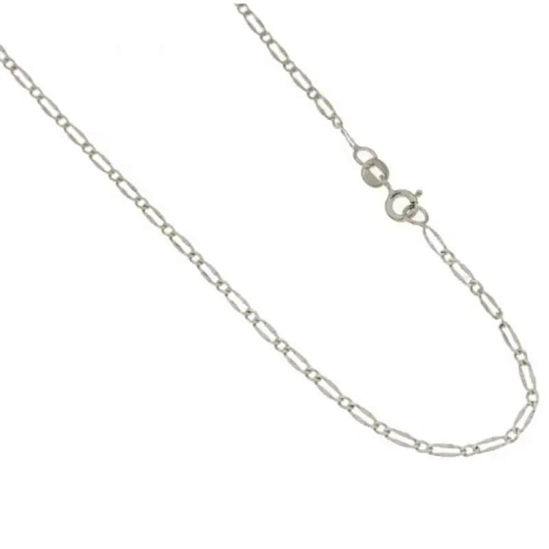 Collana Unisex in Oro Bianco 803321720842