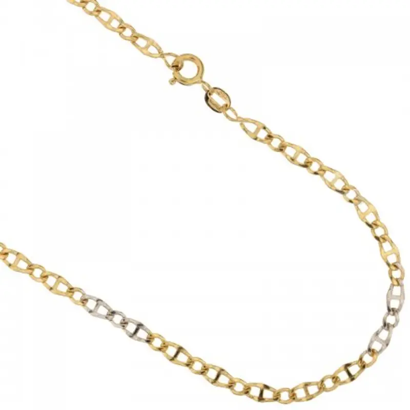 Collana Uomo in Oro Giallo e Bianco 803321700306
