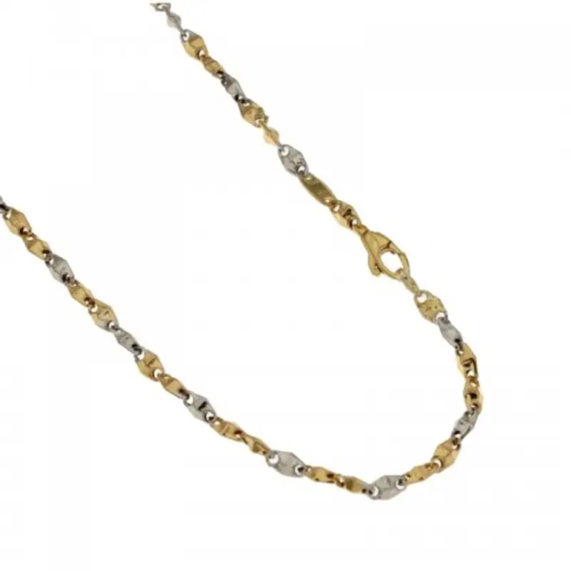 Collana Uomo in Oro Giallo e Bianco 803321717485