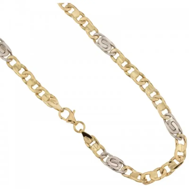 Collana Uomo in Oro Giallo e Bianco 803321717550