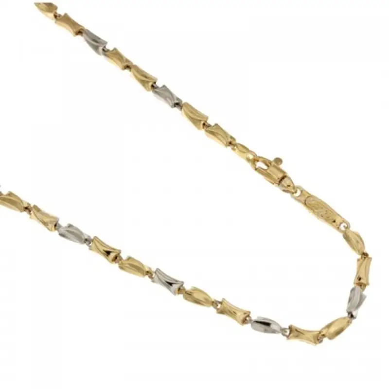 Collana Uomo in Oro Giallo e Bianco 803321717603