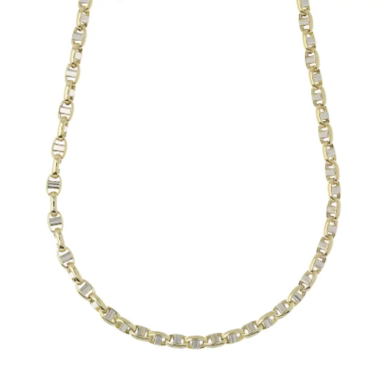 Collana Uomo Oro Bianco Giallo GL101953