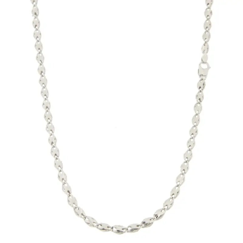 Collana Uomo Oro Bianco GL100411