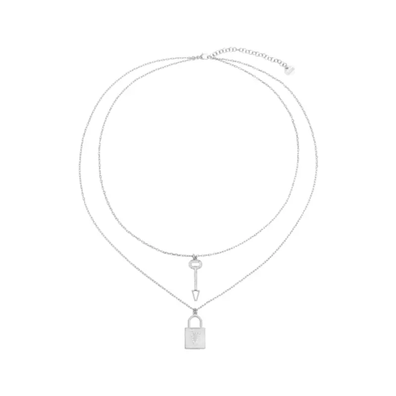 Collana Valentina Ferragni Studio Lock Silver DVF-CO-13