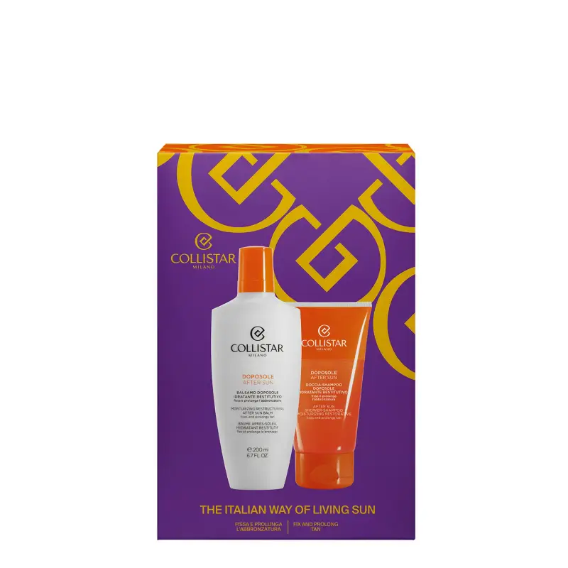 Abbronzatura Cofanetto Balsamo Doposole Idratante Restitutivo - Cofanetto solare, Crema doposole corpo miniatura 3