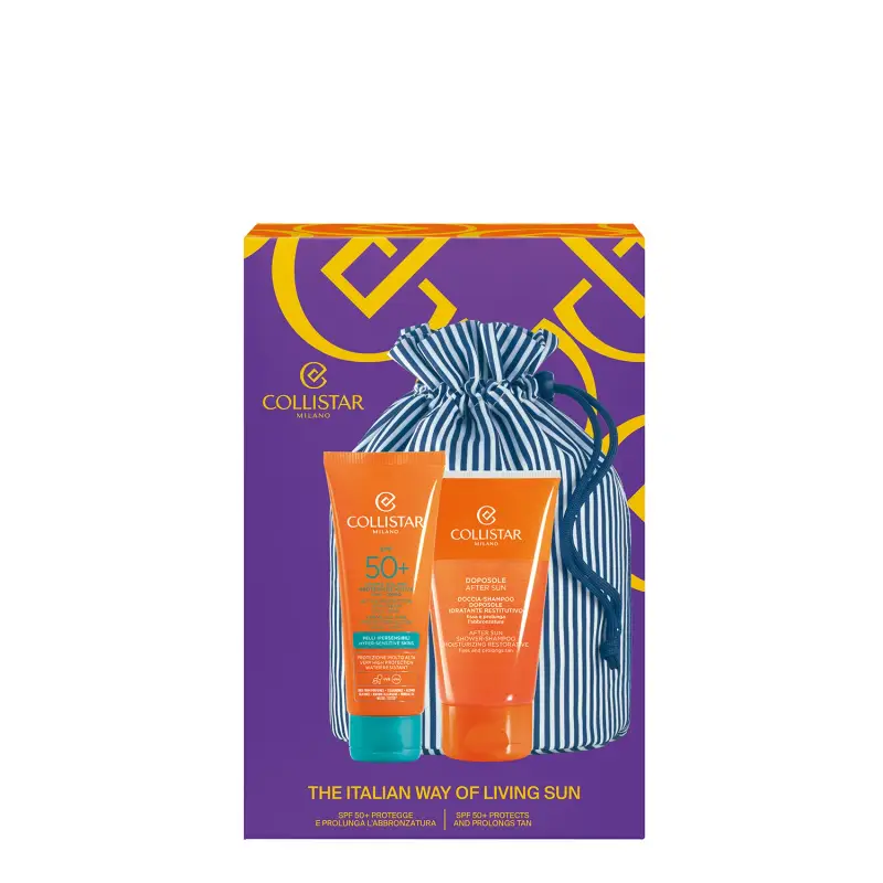 Abbronzatura Cofanetto Crema Solare Protezione Attiva Pelli Ipersensibili SPF50+ - Crema solare, Solari alta protezione, Cofanetto solare miniatura 3