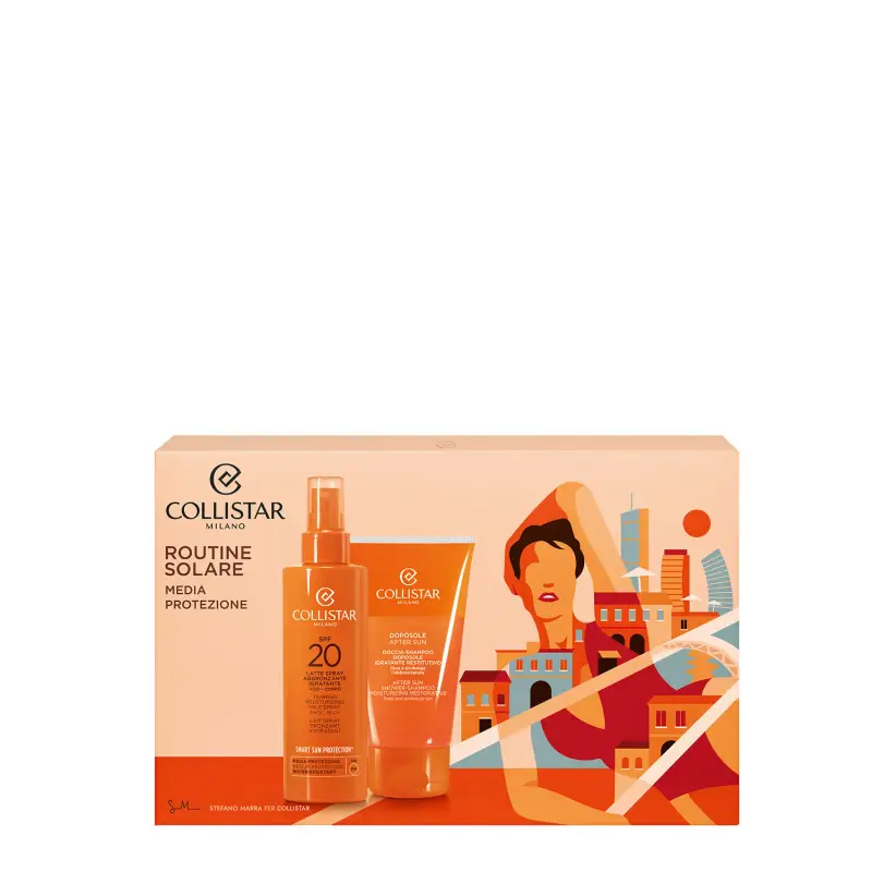 Abbronzatura Cofanetto Latte Spray Abbronzante Idratante SPF20 - Cofanetto solare miniatura 2