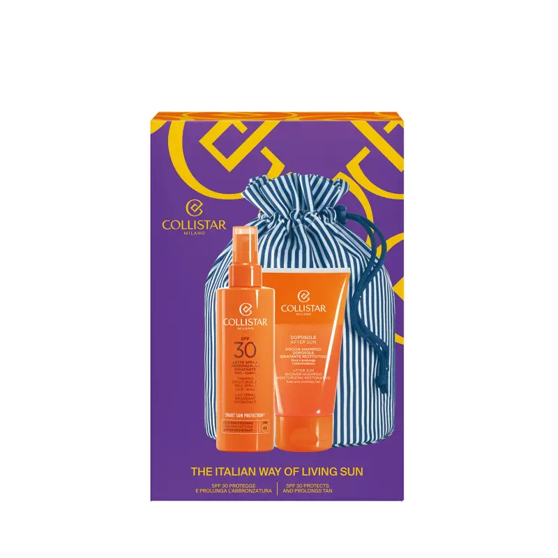 Abbronzatura Cofanetto Latte Spray Abbronzante Idratante SPF30 - Solari alta protezione, Cofanetto solare miniatura 3