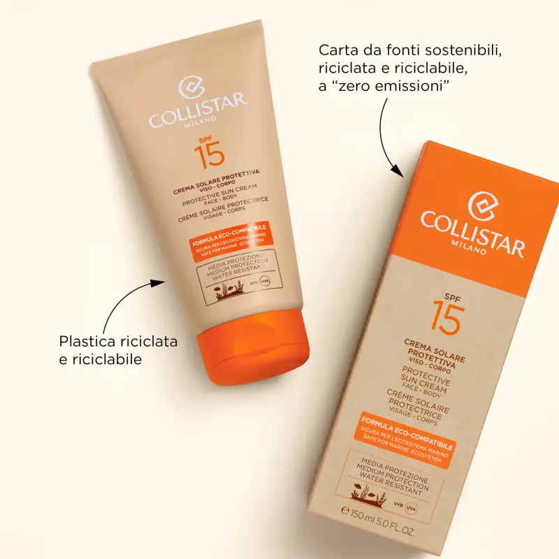Abbronzatura Crema Solare Protettiva SPF15 - Crema solare, Protezione solare viso, Solari media protezione miniatura 2