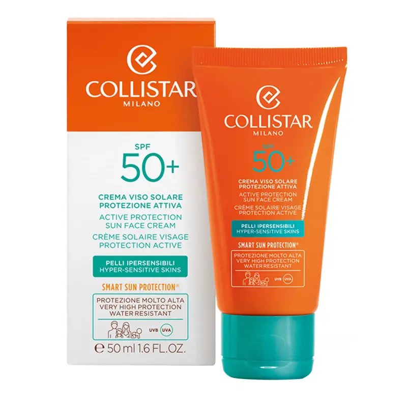 Abbronzatura Crema Viso Solare Protezione Attiva SPF50+ - Protezione solare viso miniatura 2