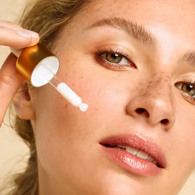 Abbronzatura Gocce Magiche Protettive SPF50 - Trattamento antietà pelli mature, Crema antimacchie viso, Trattamento viso antirughe, Protezion miniatura 3